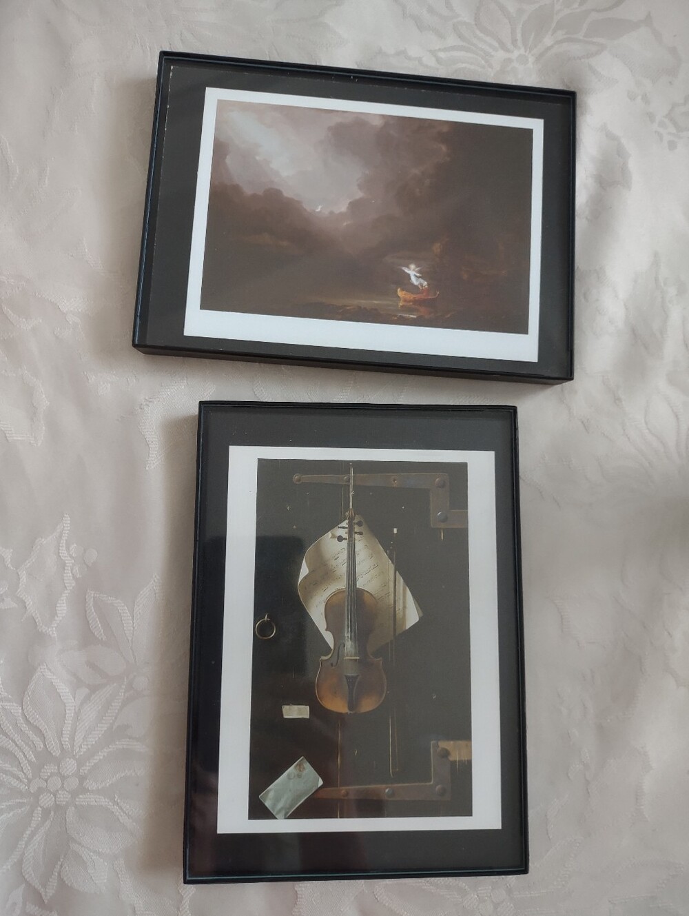 MCS Industries Frames With Paper Print The Old Violin And Voyage Of Love Old